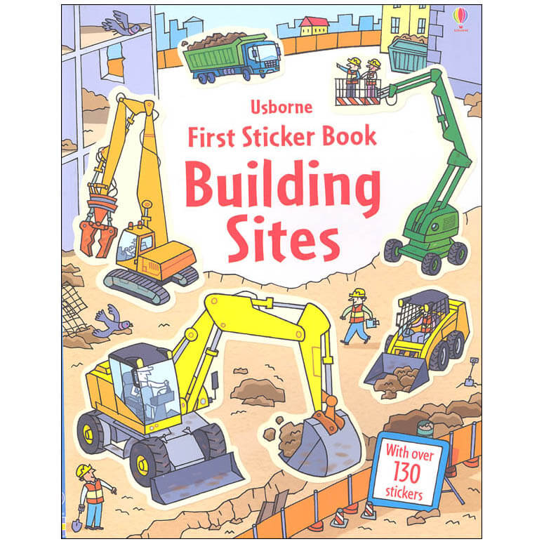 Usborne First Sticker Book Building Sites (First Sticker Books)