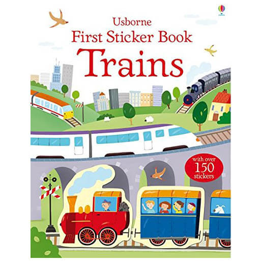 Usborne First Sticker Book Trains (First Sticker Books)
