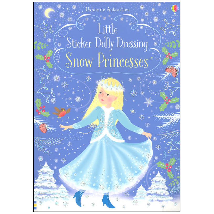 Usborne Little Sticker Dolly Dressing Snow Princesses