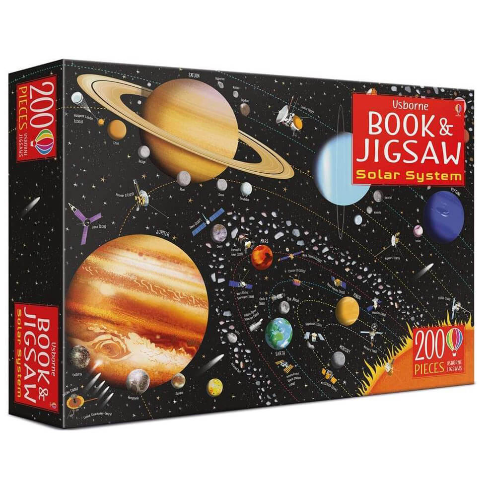 Usborne Solar System Book & Jigsaw Puzzle Set