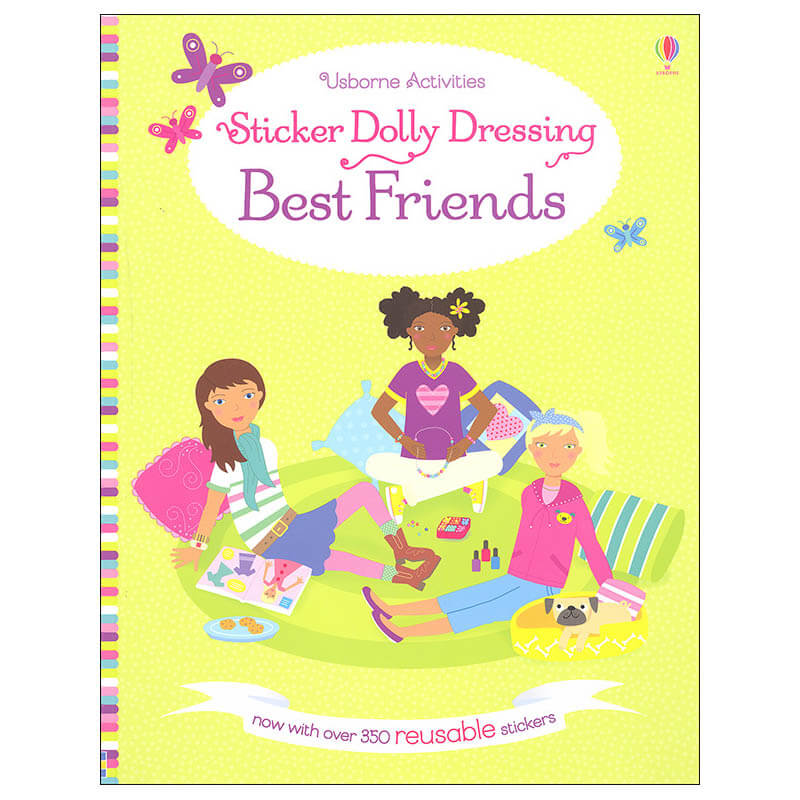 Usborne Sticker Dolly Dressing Best Friends (Sticker Dolly Dressing Books)