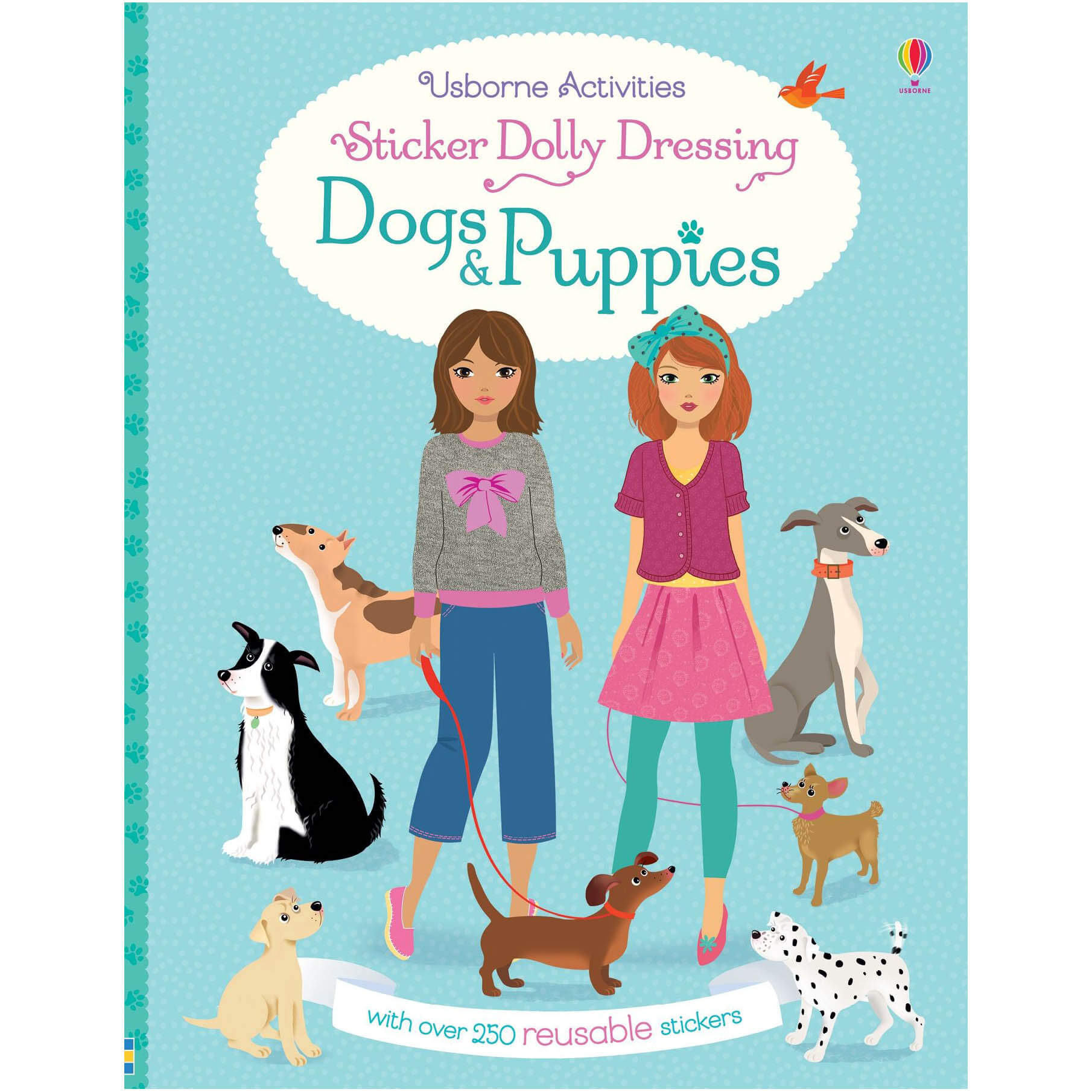 Usborne Sticker Dolly Dressing Dogs & Puppies (Sticker Dolly Dressing Books)