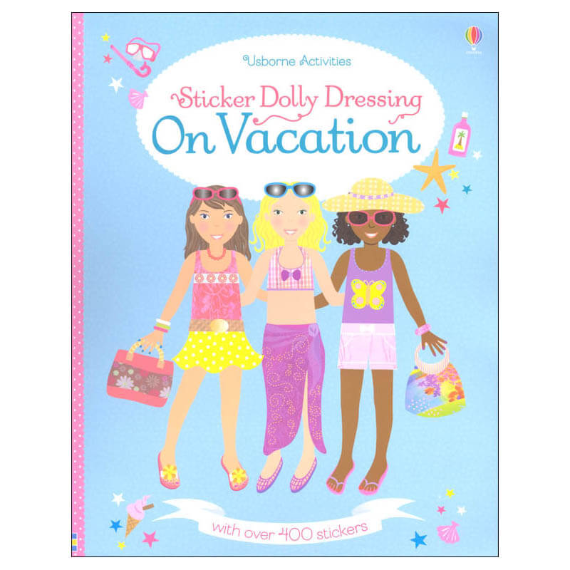 Usborne Sticker Dolly Dressing On Vacation