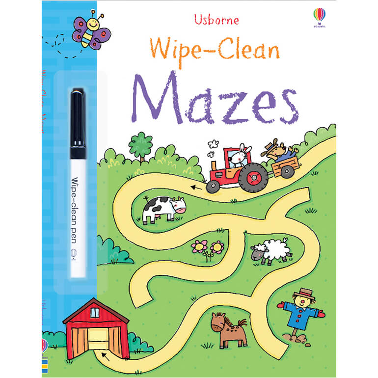 Usborne Wipe-Clean Mazes (Wipe-Clean Books)