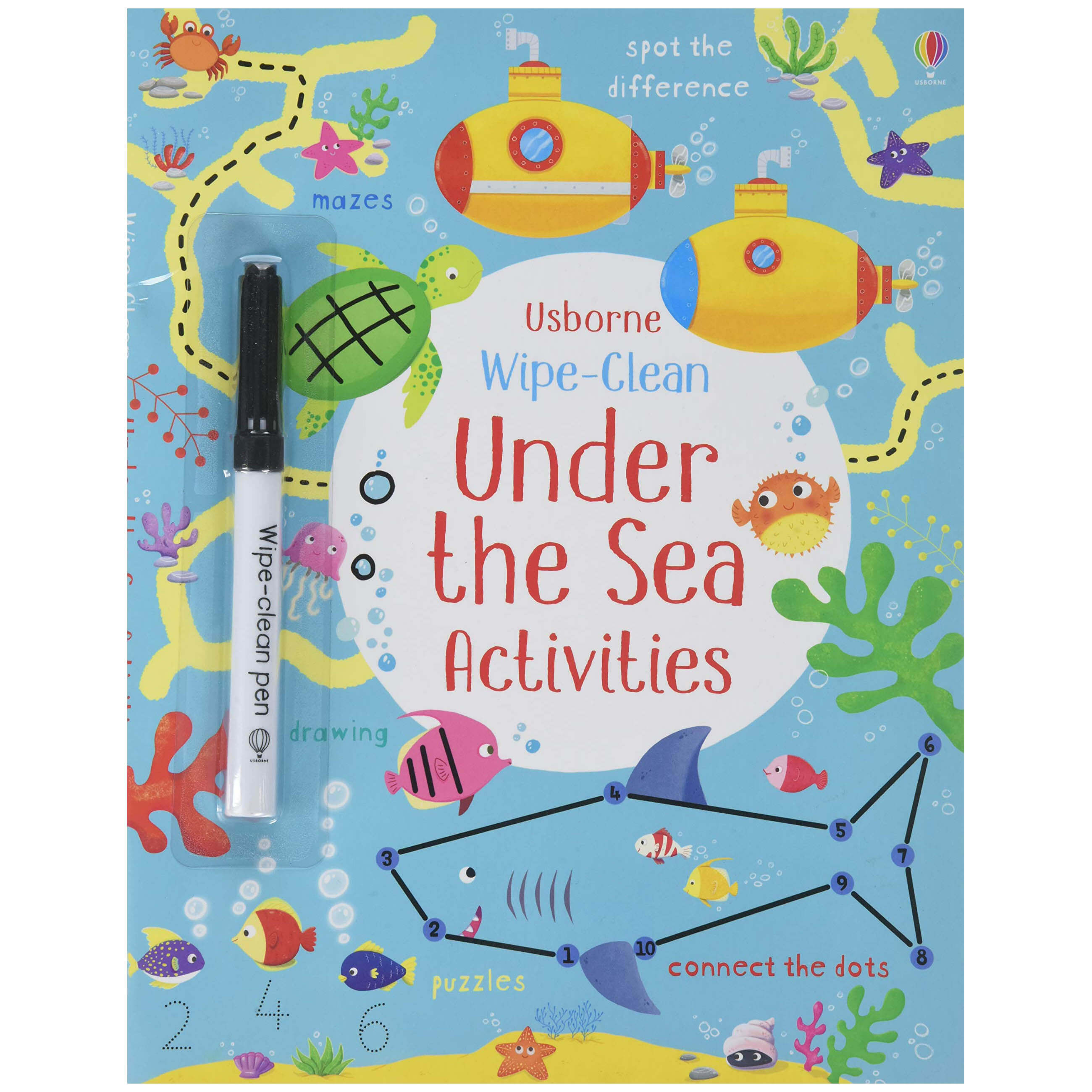 Usborne Wipe-Clean Under the Sea Activities (Wipe-Clean Activity Books)