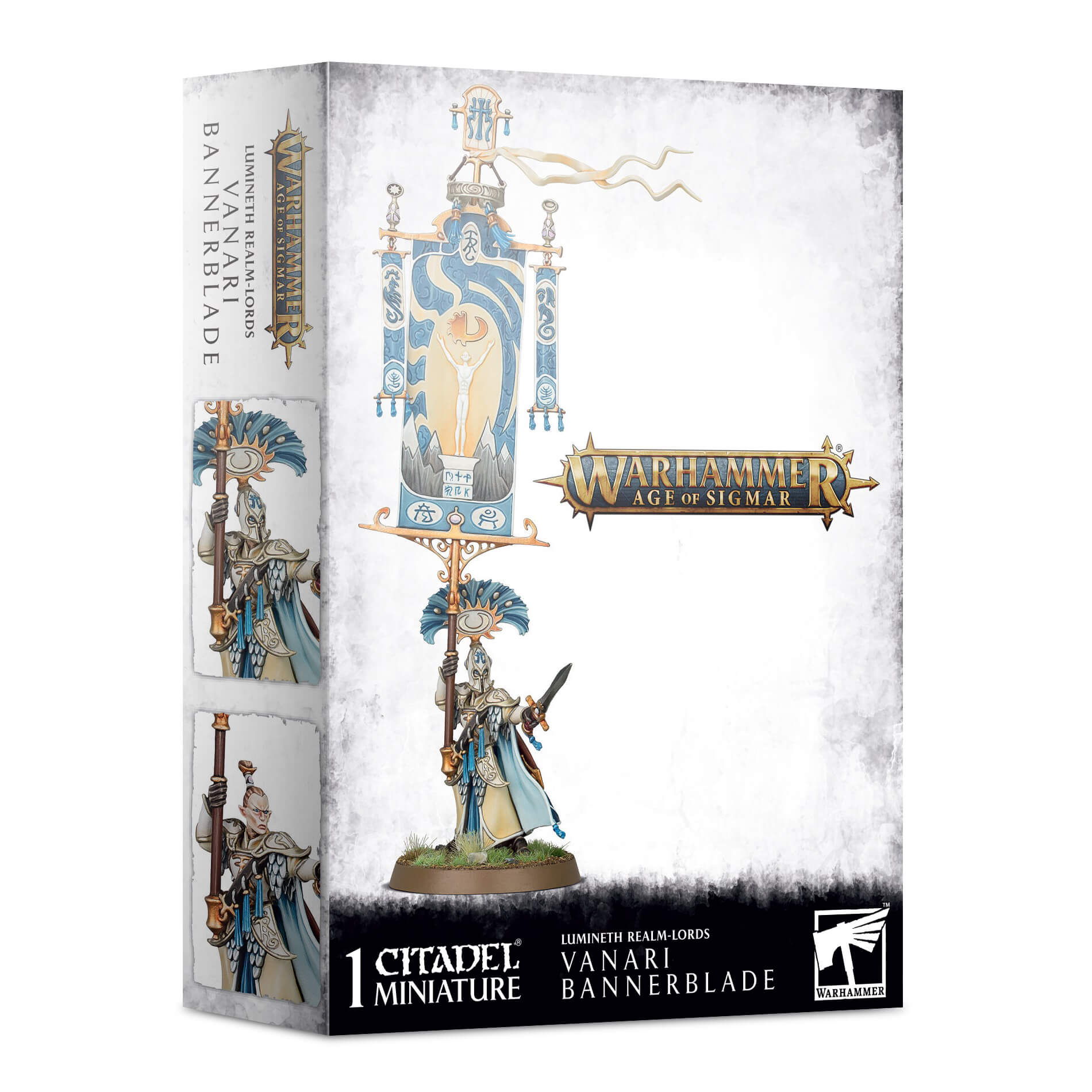 Warhammer Age of Sigmar Lumineth Realm-Lords Vanari Bannerblade Miniature