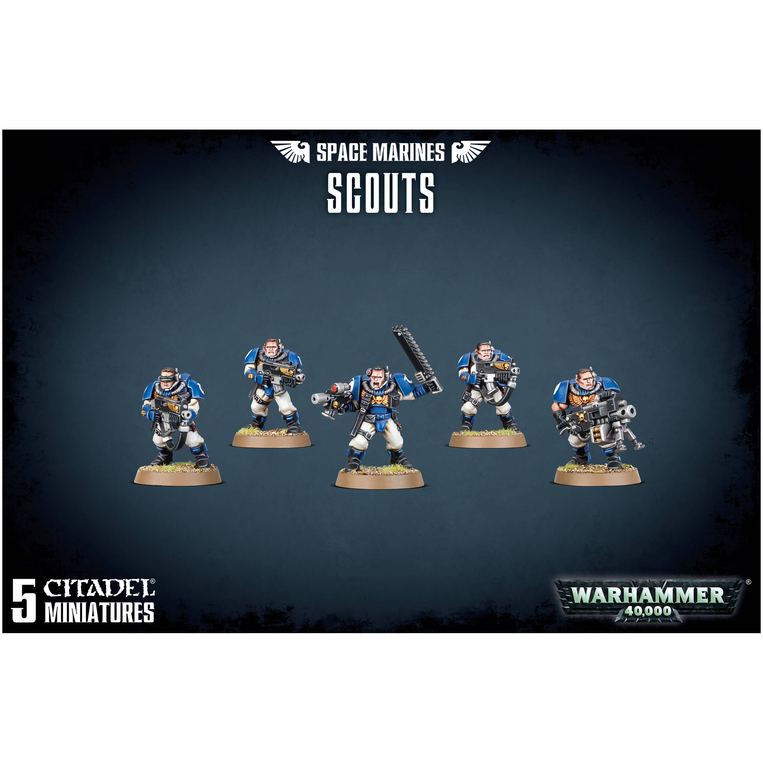Warhammer 40k Space Marine Scout Squad