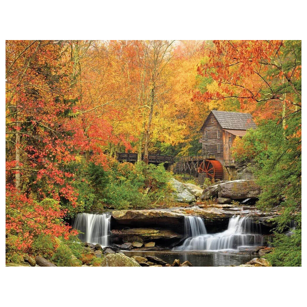 White Mountain Puzzles Old Grist Mill 1000 Piece Jigsaw Puzzle