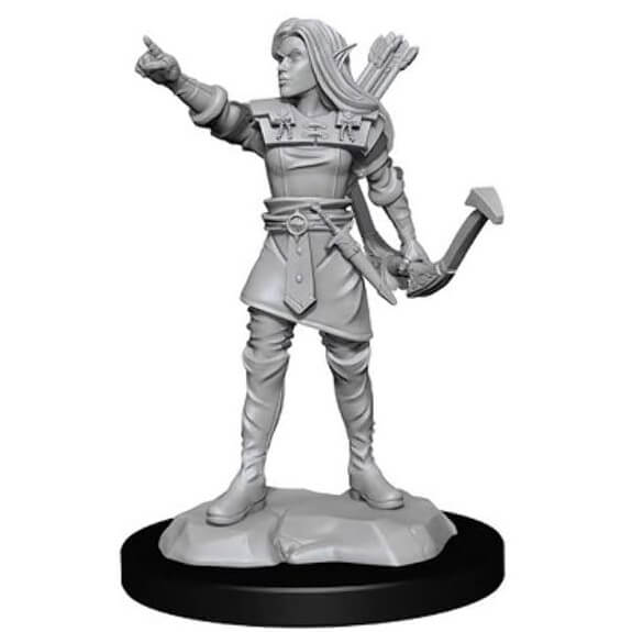 Wizkids D&D Nolzur's Marvelous Miniatures Elf Ranger Female Miniatures