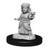 Wizkids D&D Nolzur's Marvelous Miniatures Silver Dragon Wyrmling & Halfling Dragon Friend Miniature
