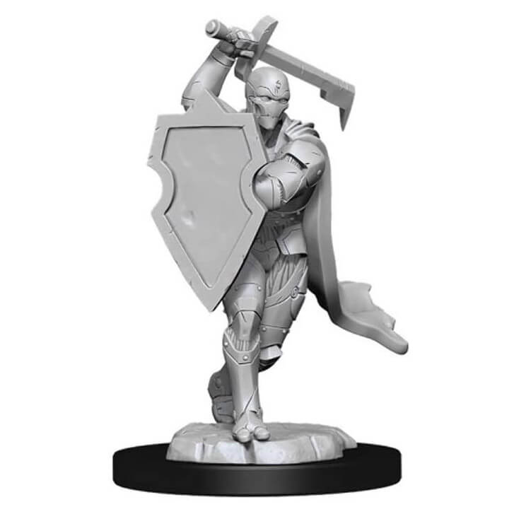 OPEN PACKAGE COMPLETE Wizkids D&D Nolzur's Marvelous Miniatures Warforged Fighter Miniatures