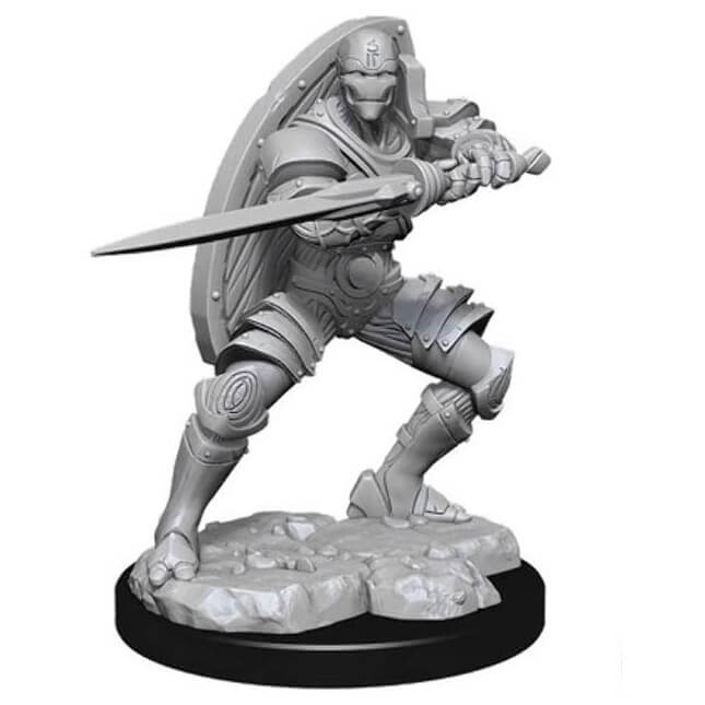 Wizkids D&D Nolzur's Marvelous Miniatures Warforged Fighter Miniatures