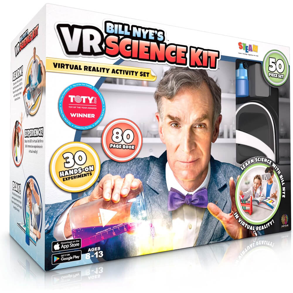 Abacus Brands Bill Nye's 50 Piece VR Science Kit