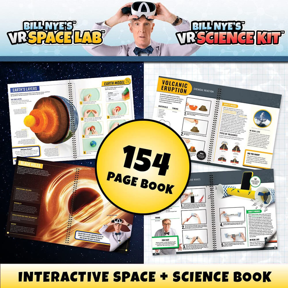 Abacus Brands Bill Ny's VR 2-in-1 Space Lab and Science Kit