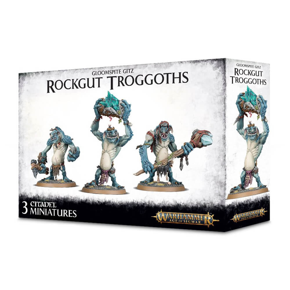 Warhammer Age of Sigmar Gloomspite Gitz Rockgut Troggoths