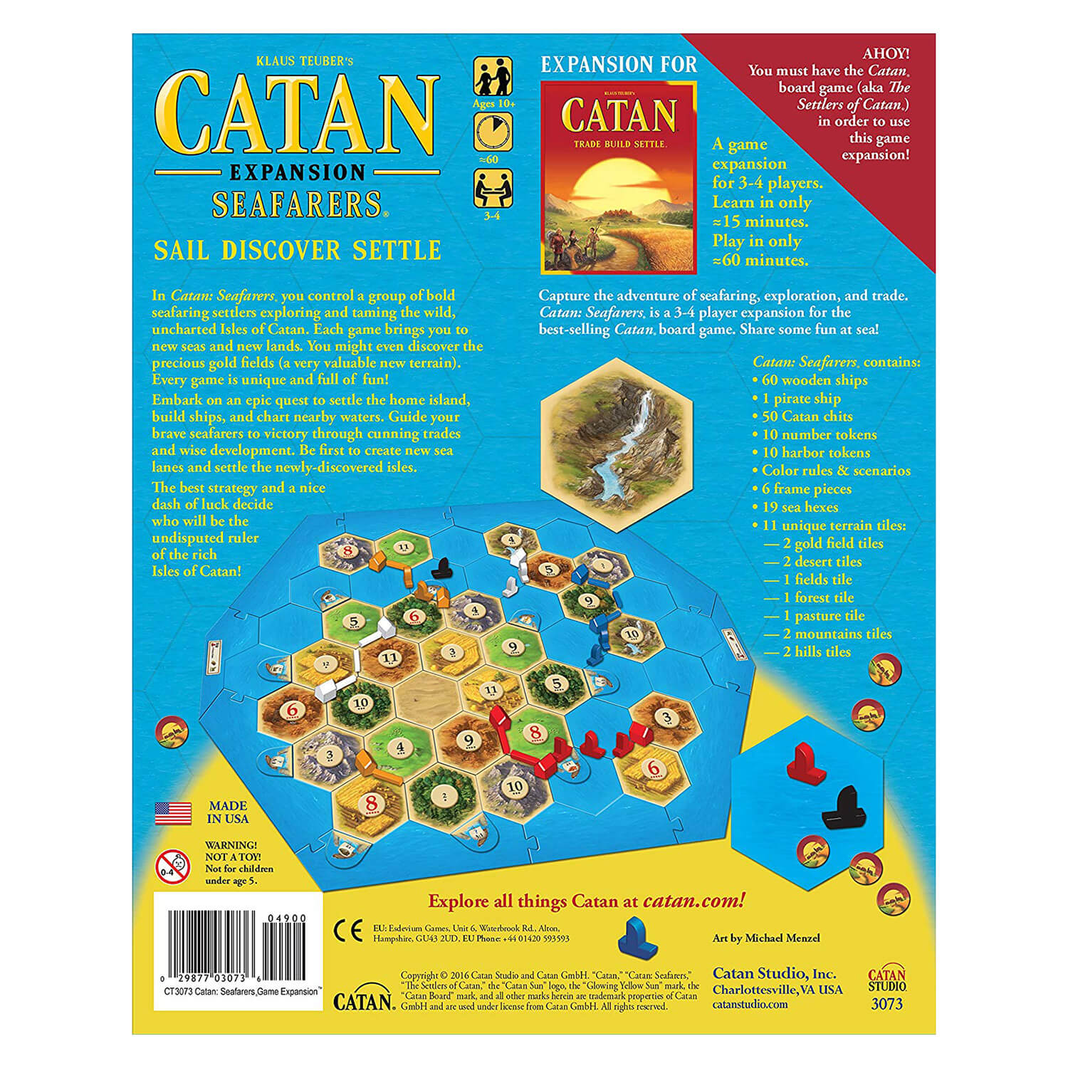 Catan Game Seafarers Expansion
