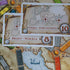 Closeup of gameboard and cards.