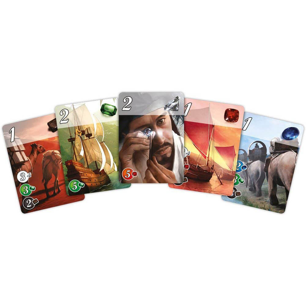 Board game cards.