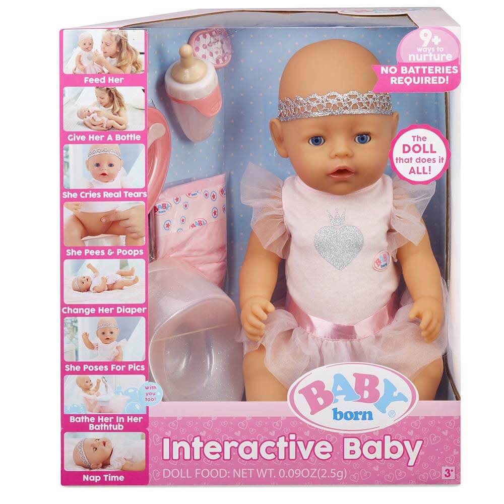 BABY Born Interactive Baby w Blue Eyes