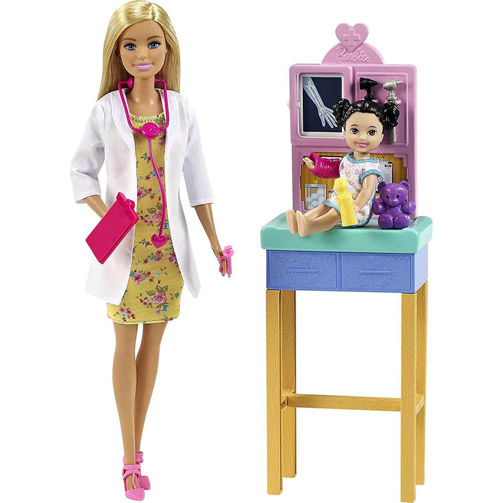 Barbie Careers Pediatrician Doll Playset