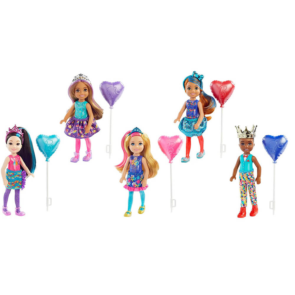 Barbie Chelsea Color Reveal Doll with Confetti Print