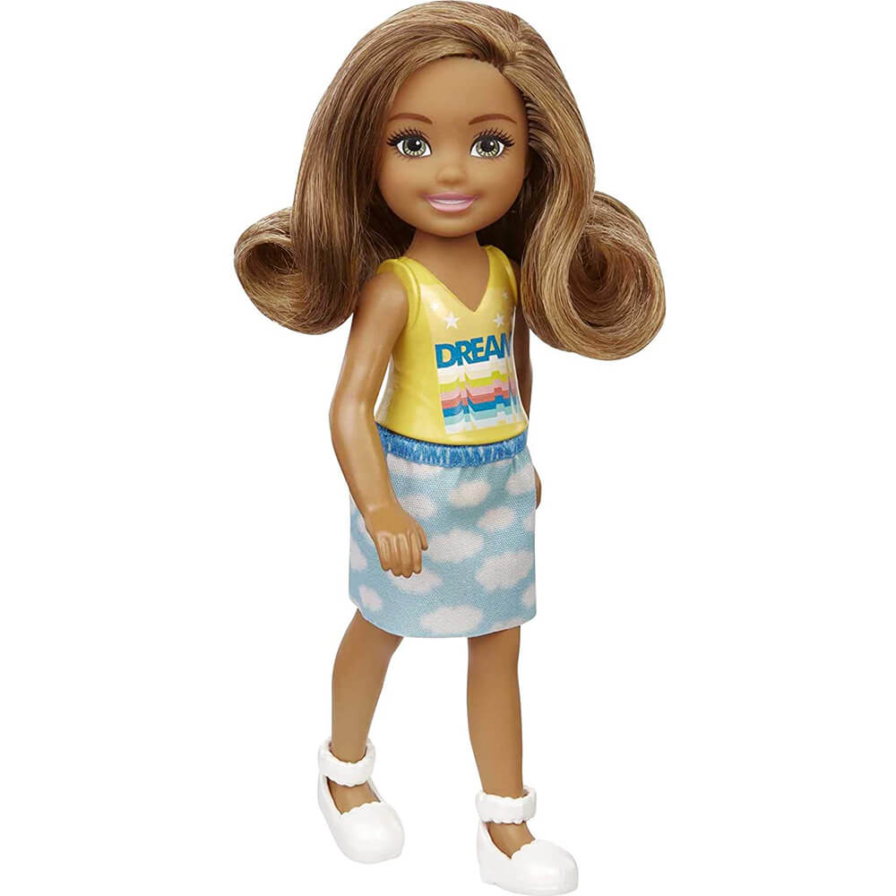 Barbie Chelsea Doll Wearing Cloud Print