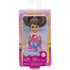 Barbie Chelsea Doll Wearing Molded Skateboarding Dog Top
