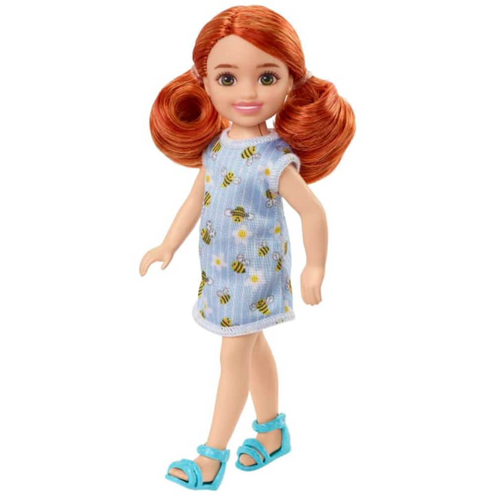 Barbie Chelsea Red Haired Doll in Bumblebee Dress