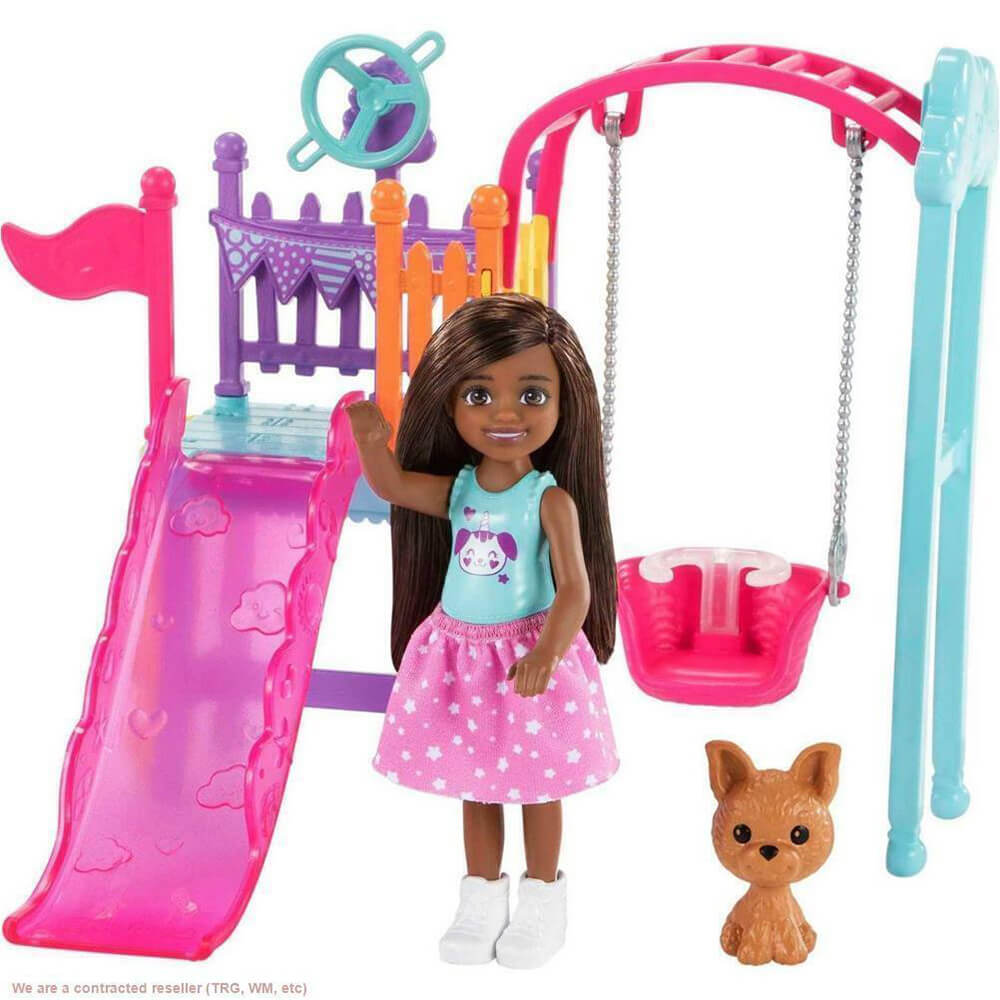 Barbie Chelsea Swing Doll and Pet Playset