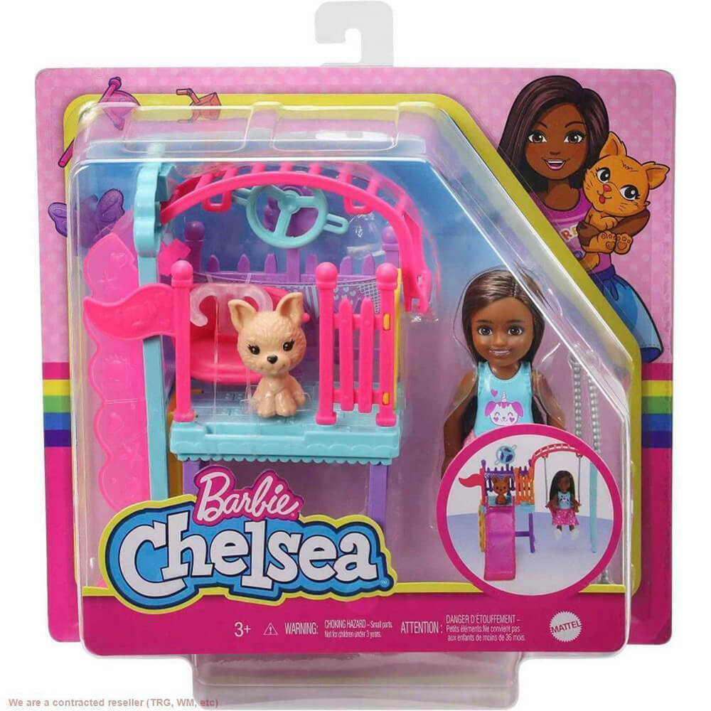 Barbie Chelsea Swing Doll and Pet Playset