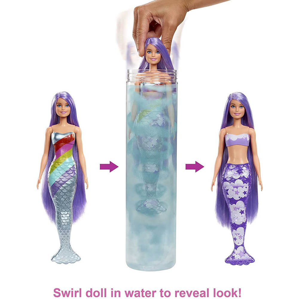 Barbie Color Reveal Doll Rainbow Mermaid Maziply Toys
