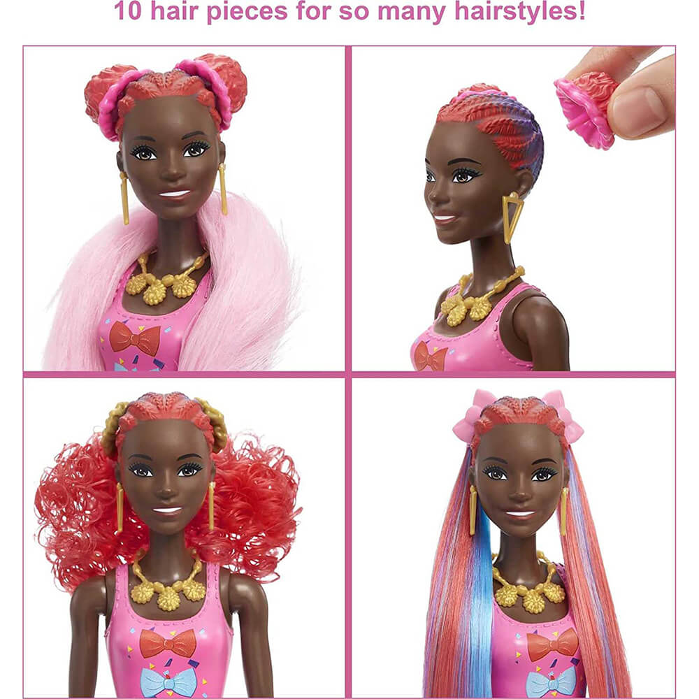 Black barbie with purple hair outlet