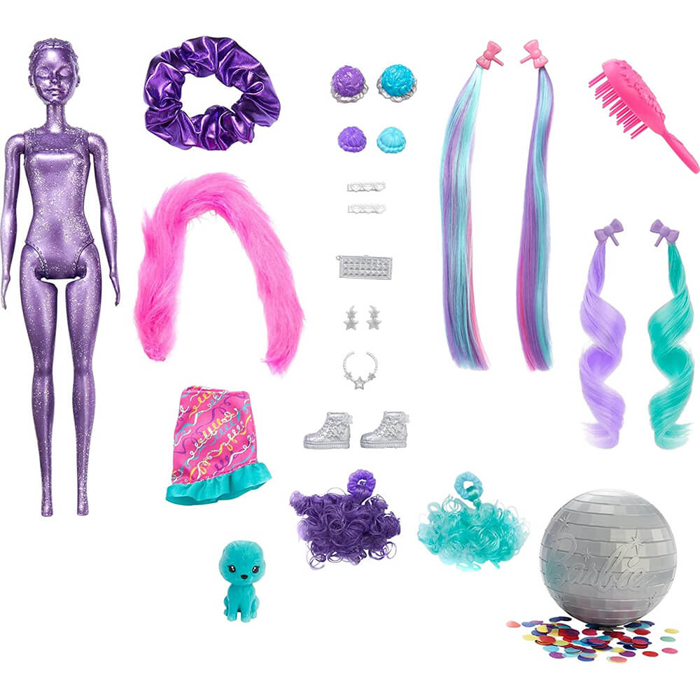 Barbie Color Reveal Glitter! Purple