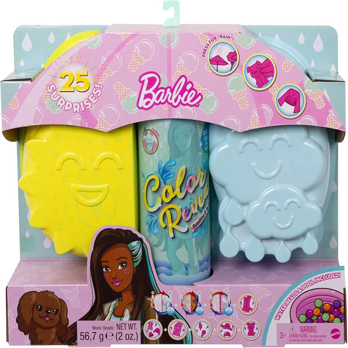 Barbie Color Reveal Sunshine and Sprinkles Doll Ice Cream