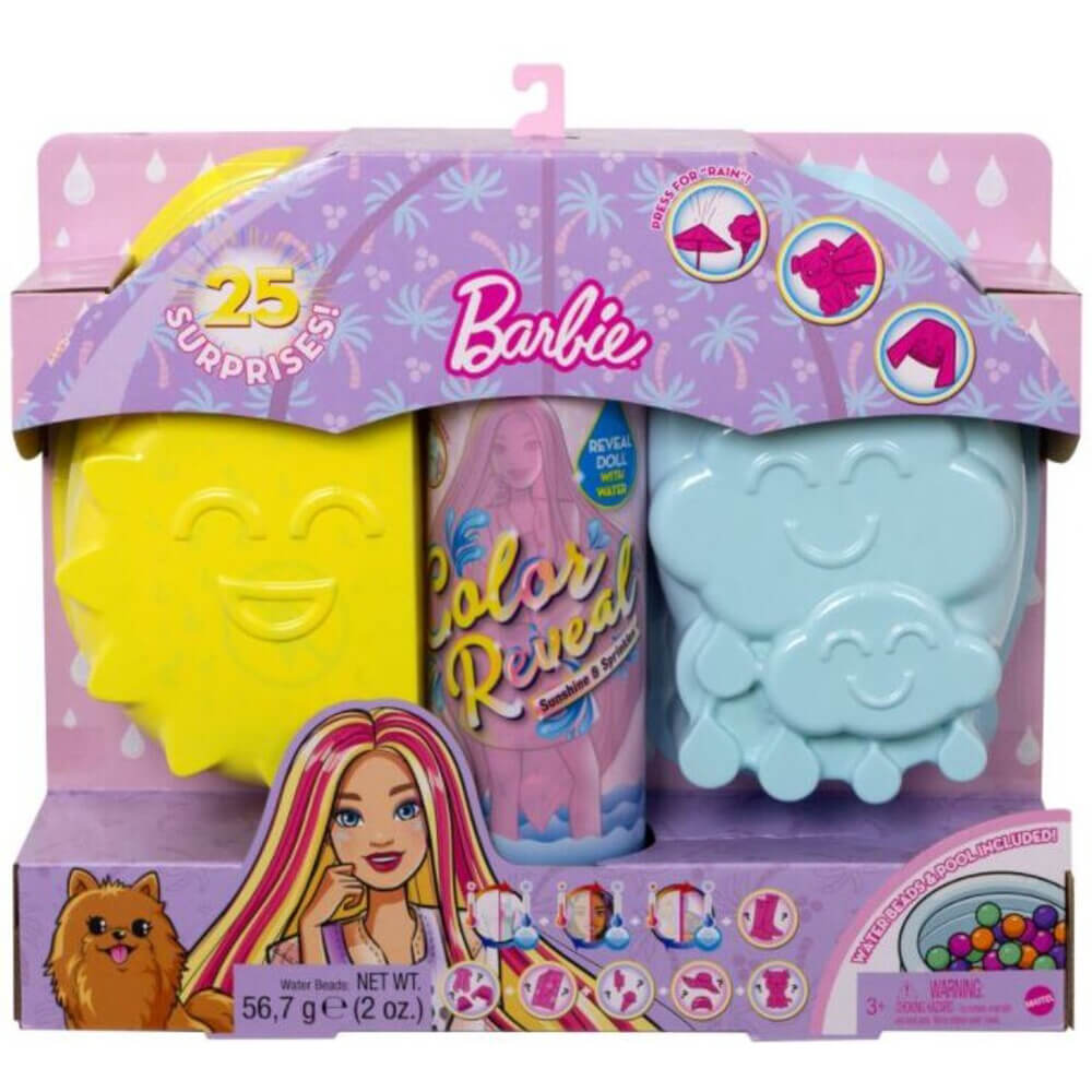 Barbie Color Reveal Sunshine and Sprinkles Doll Palm Tree
