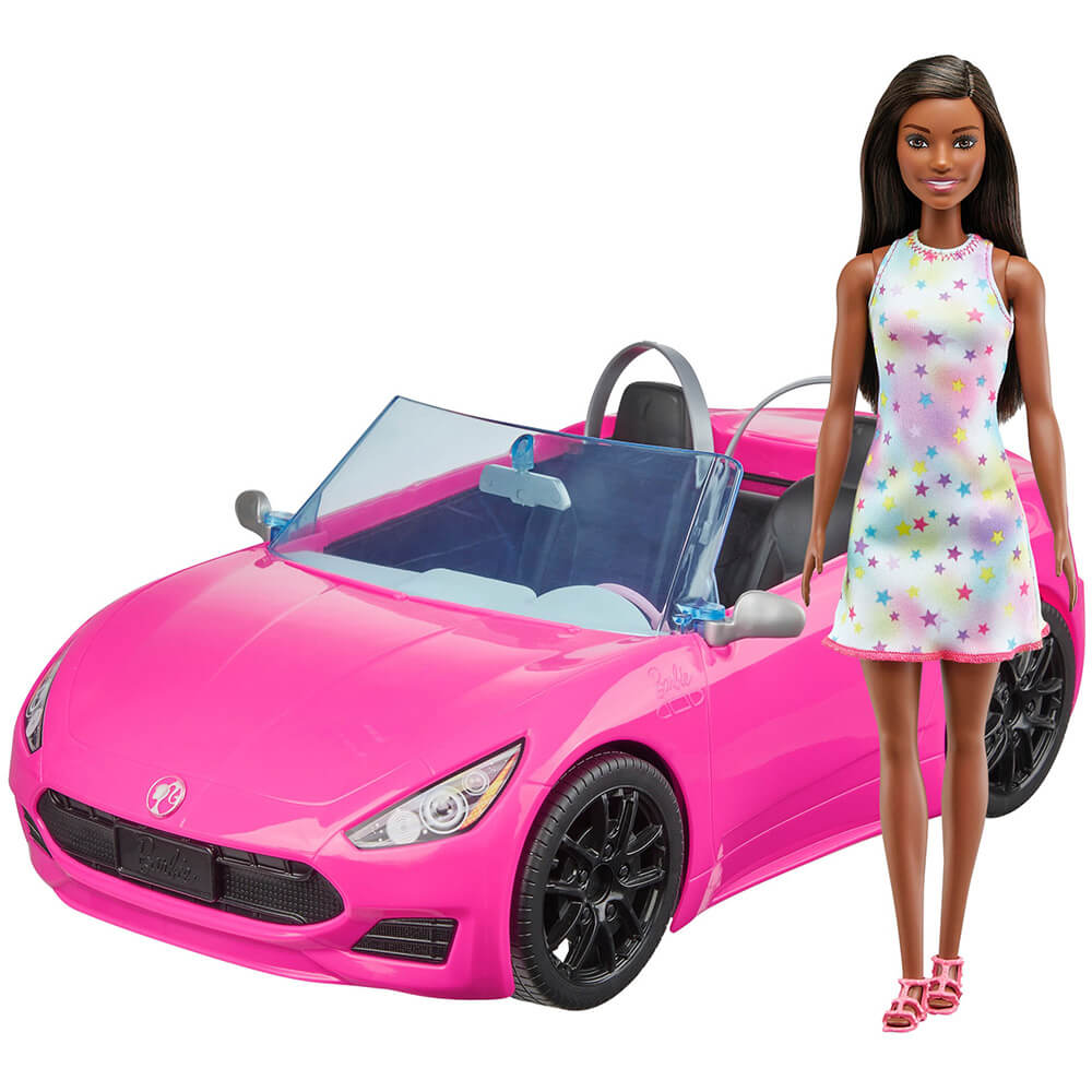 Barbie Convertible with Doll (Brunette)