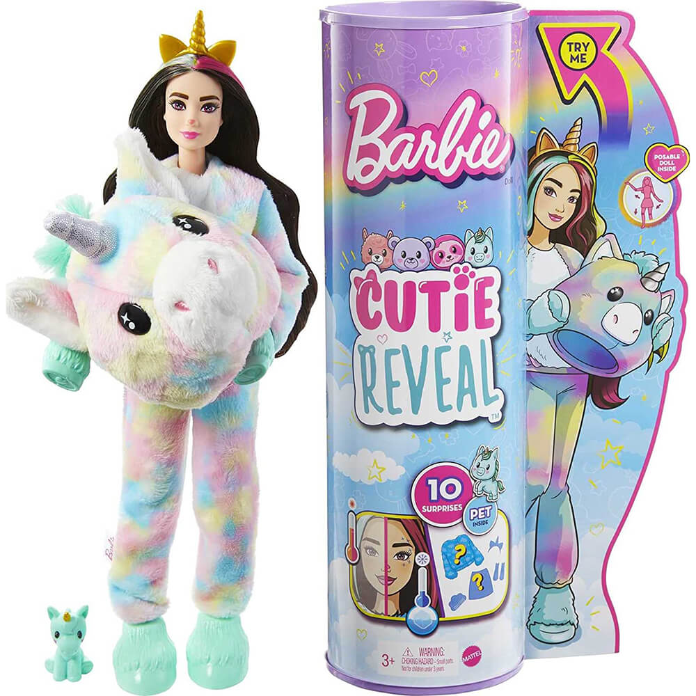 Barbie Cutie Reveal Doll Unicorn