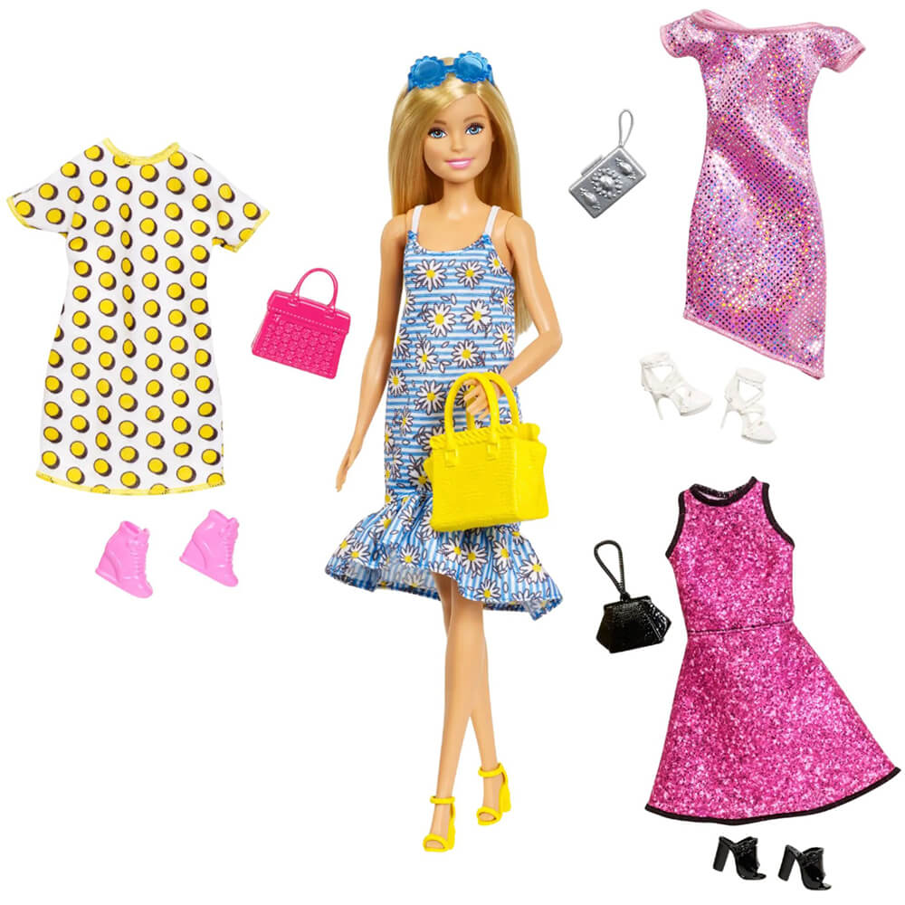Barbie Doll, with Spots and Shimmer Fashions & Accessories