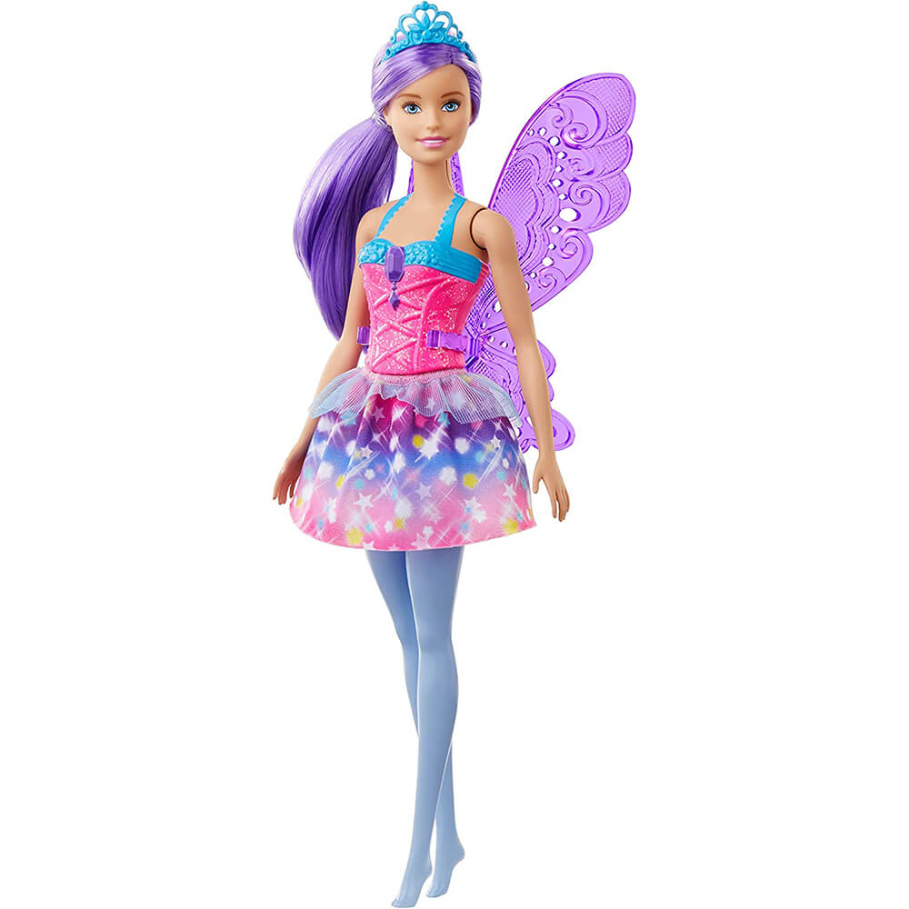 Barbie Dreamtopia Fairy Doll - Purple Wings and Blue Crown
