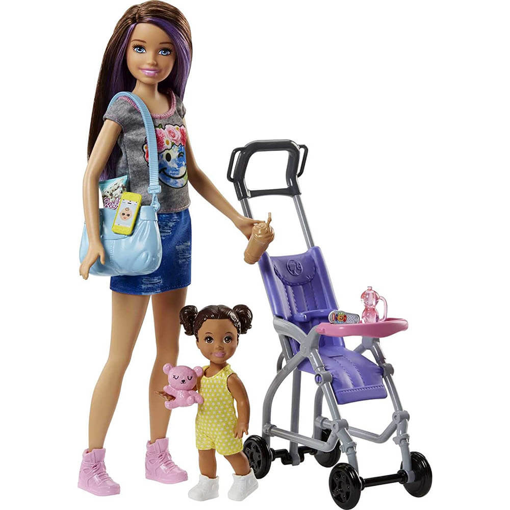 Barbie Family Skipper Doll and Stroller Playset
