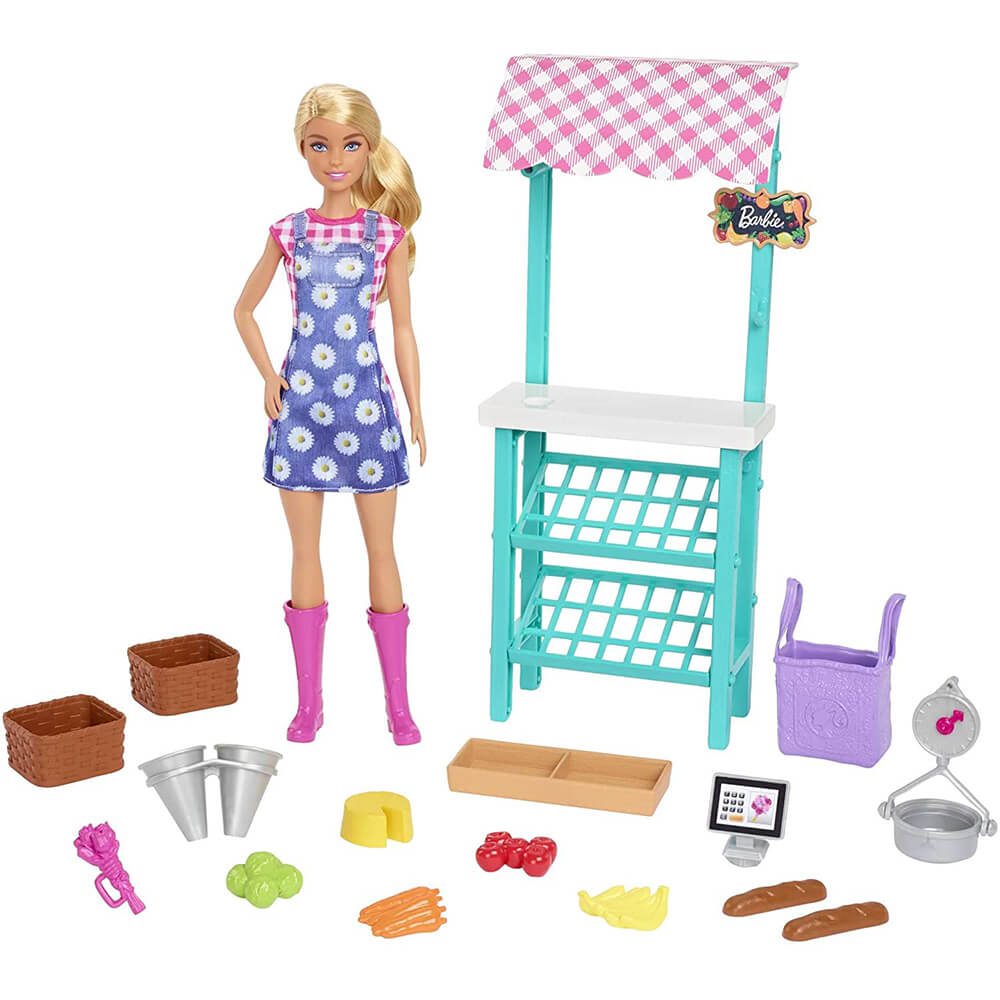 Barbie Farmer's Market Playset With Accessories