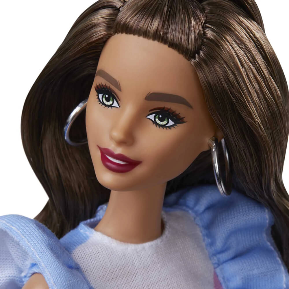 Barbie Fashionistas Doll 121 With Long Brunette Hair