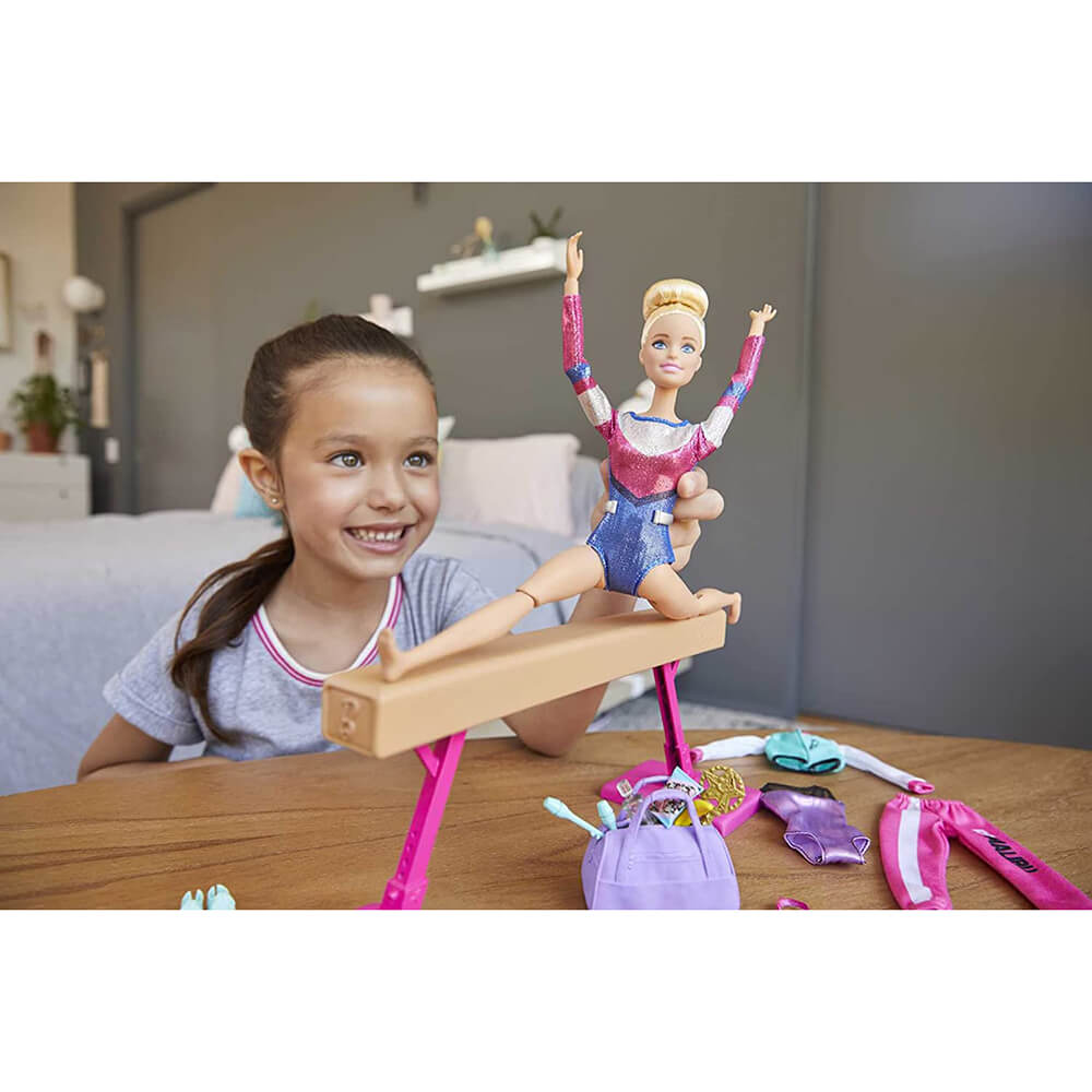 Barbie Gymnastics Doll and Playset Blonde