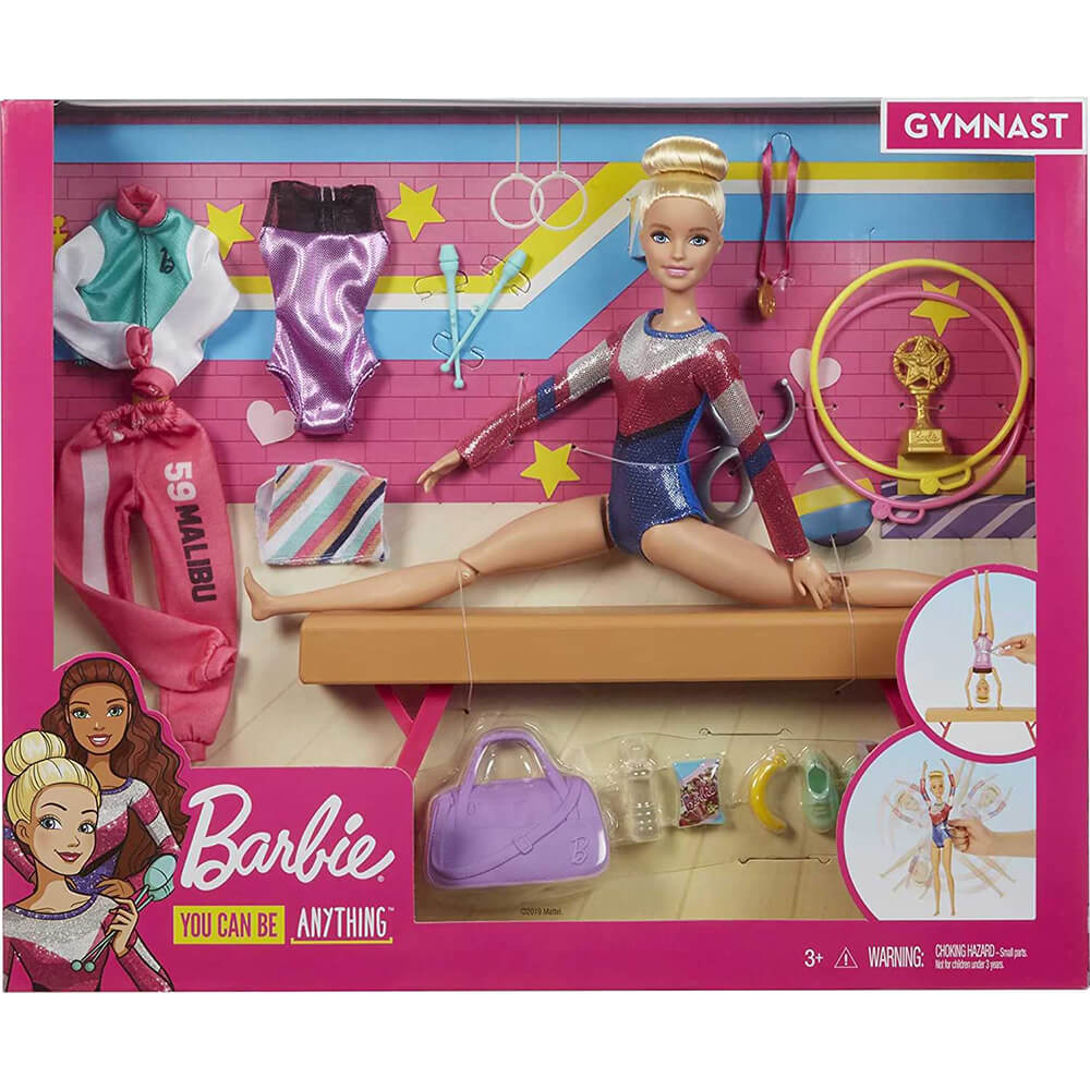 Barbie Gymnastics Doll and Playset - Blonde