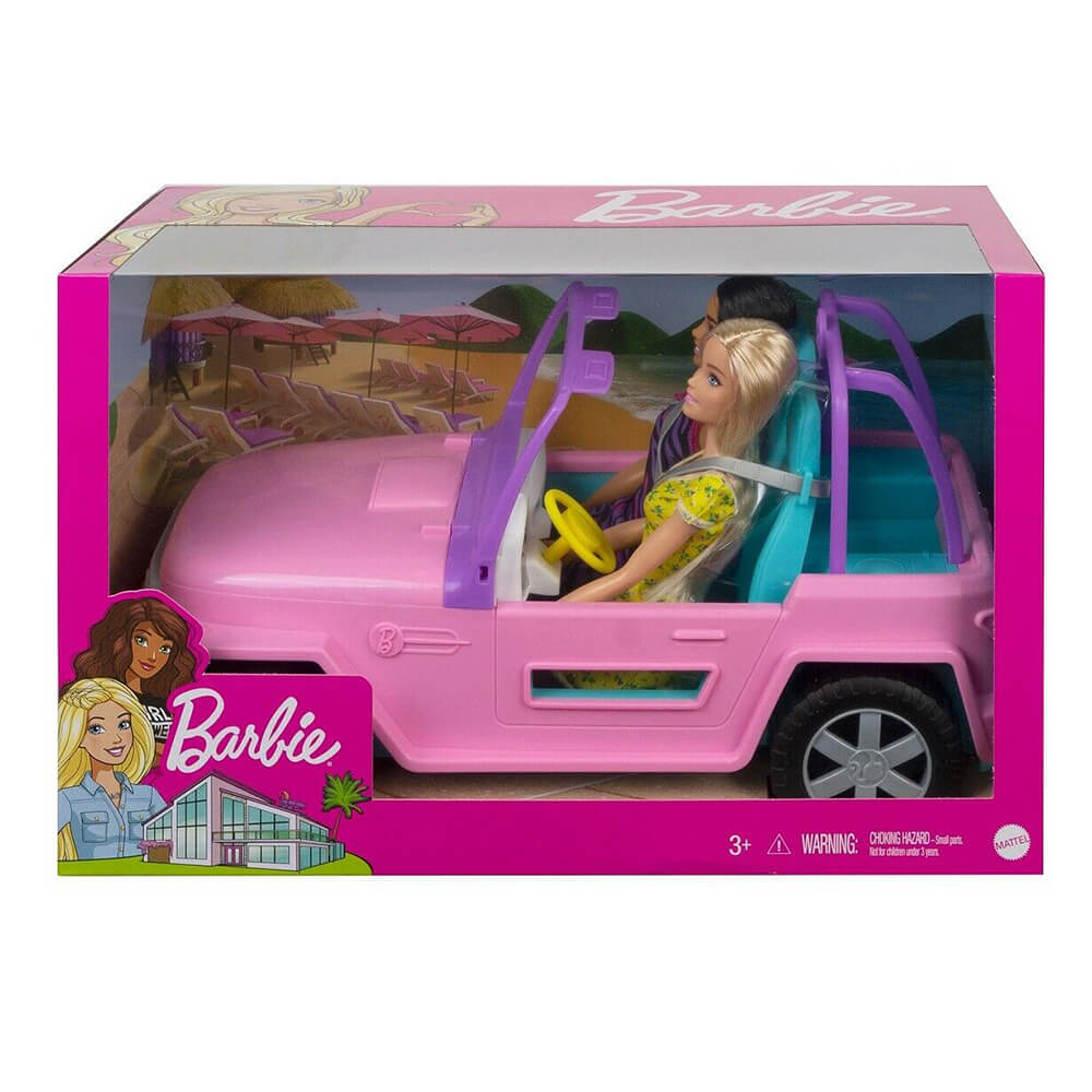 pink barbie jeep