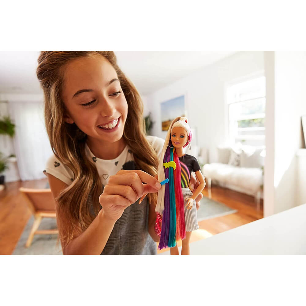 Barbie Rainbow Sparkle Hair