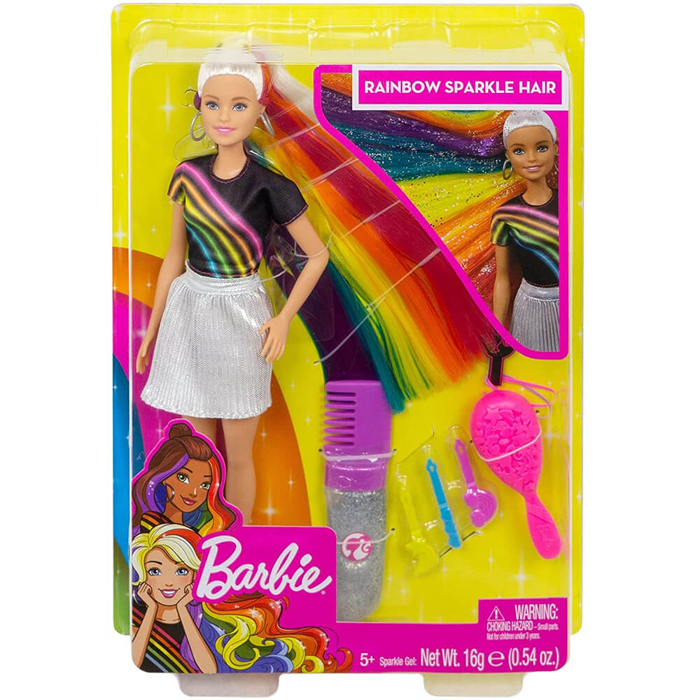 Barbie Rainbow Sparkle Hair
