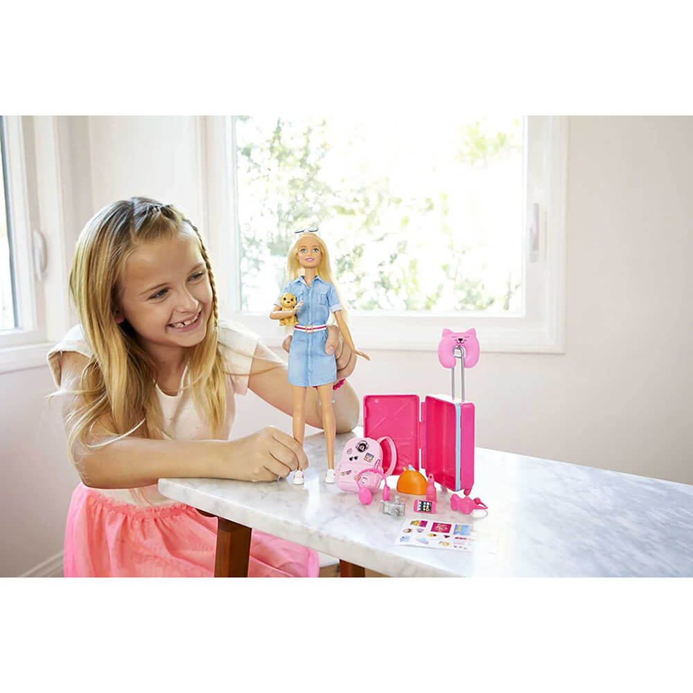 Barbie Travel Doll and Playset