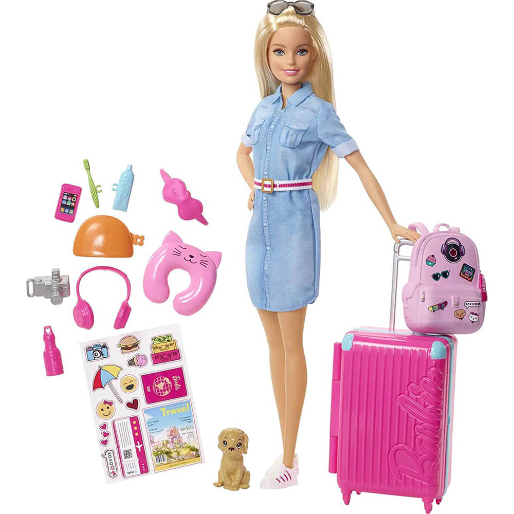 Barbie Travel Doll and Playset