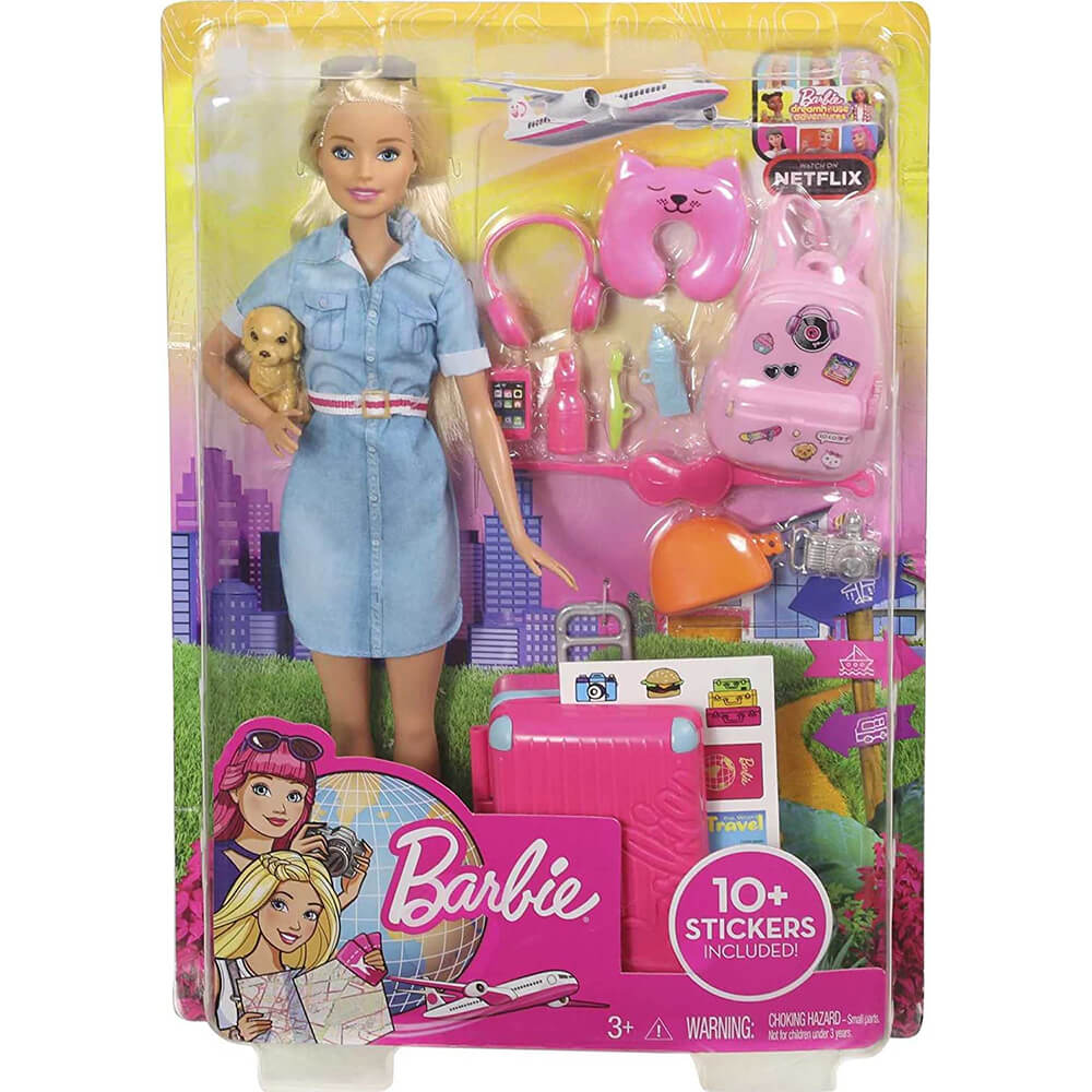 Barbie Travel Doll and Playset